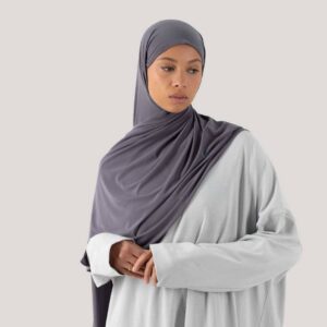 voile jersey gris