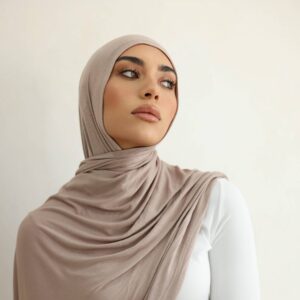 voile jersey taupe